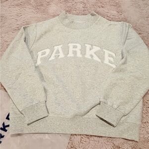 PARKE MOCK NECK SWEATSHIRT SZ L